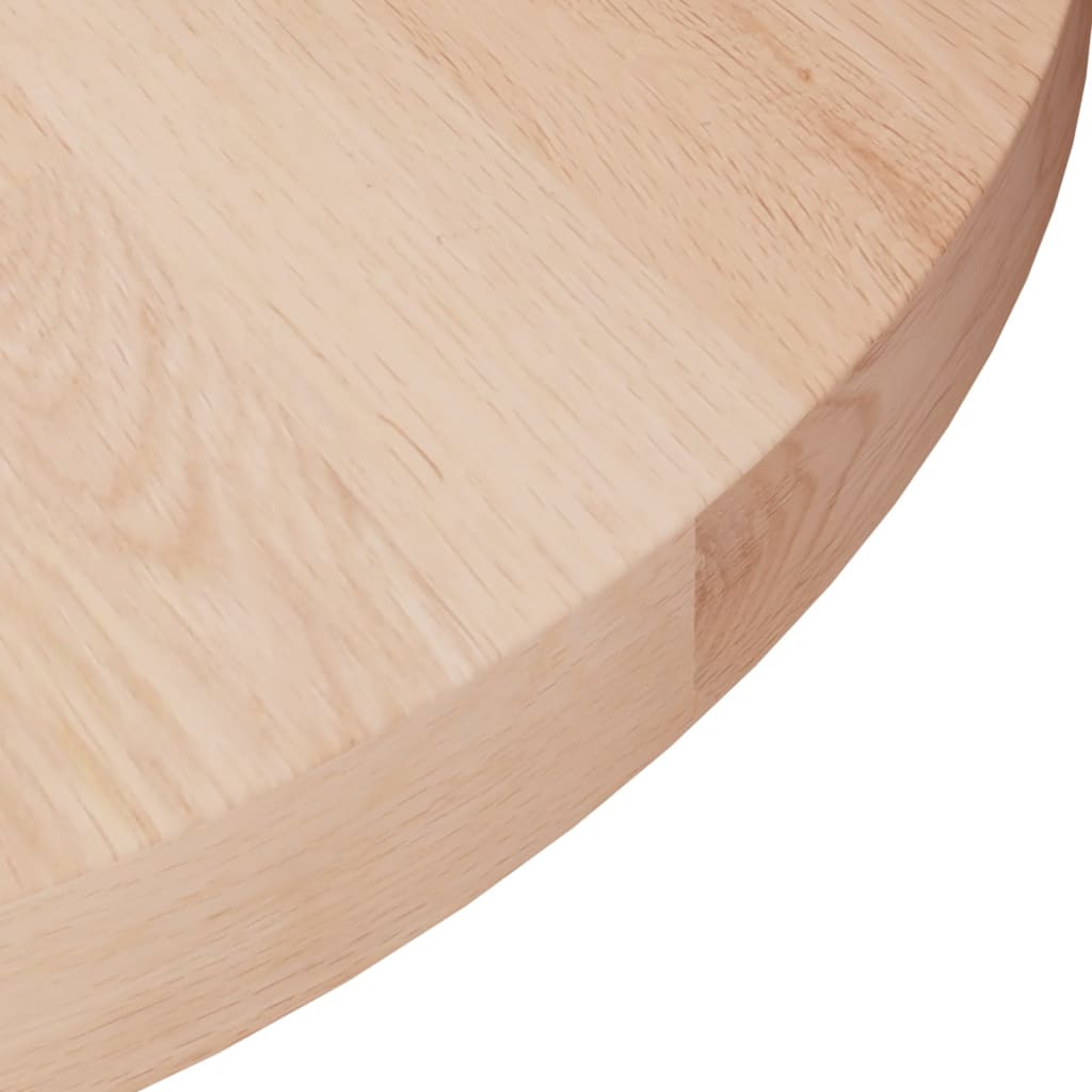 Tafelblad rond Ø40x2,5 cm onbehandeld massief eikenhout is nu te koop bij PeponiXL, paradijselijk wonen!
