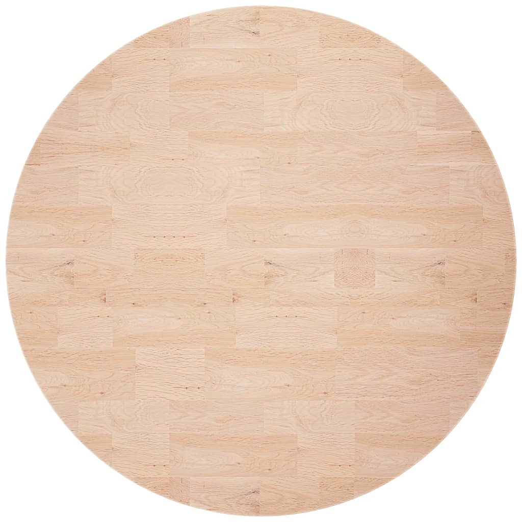 Tafelblad rond Ø80x2,5 cm onbehandeld massief eikenhout is nu te koop bij PeponiXL, paradijselijk wonen!