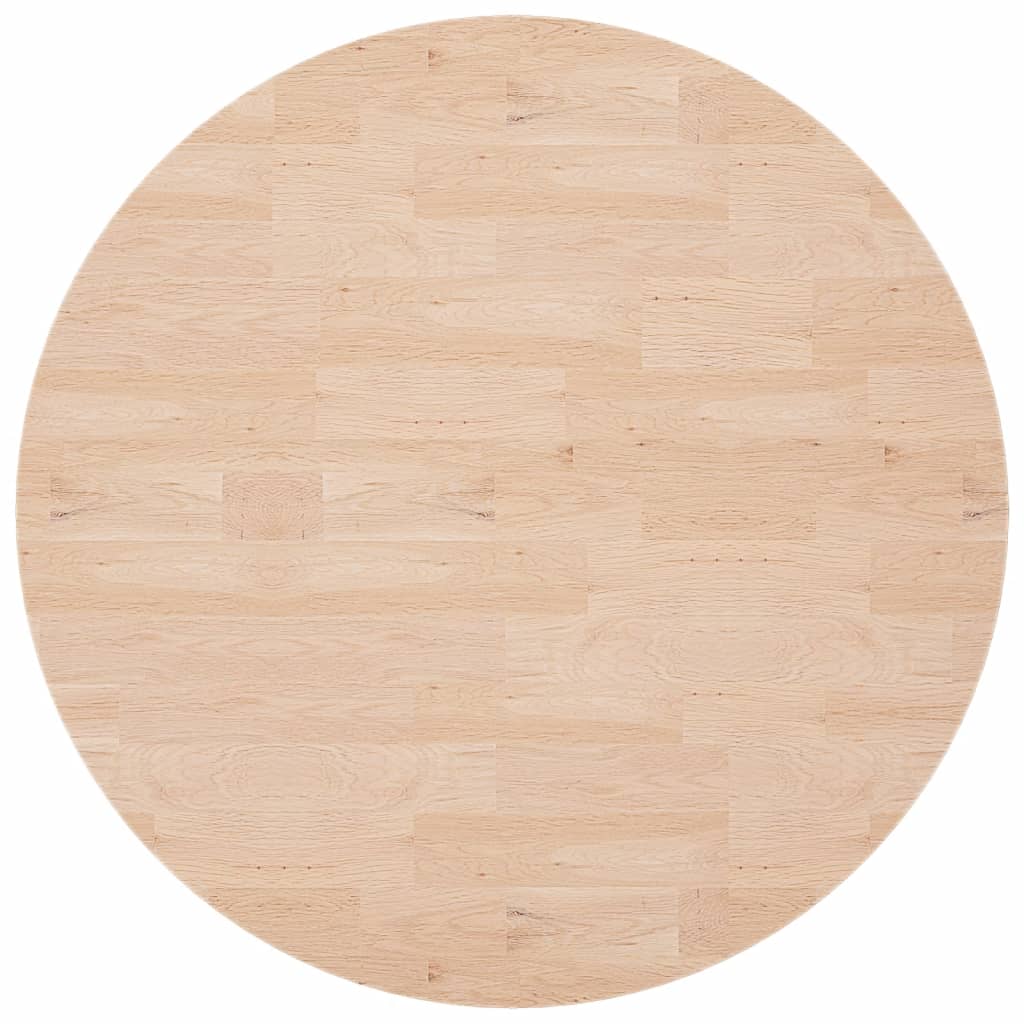 Tafelblad rond Ø90x2,5 cm onbehandeld massief eikenhout is nu te koop bij PeponiXL, paradijselijk wonen!