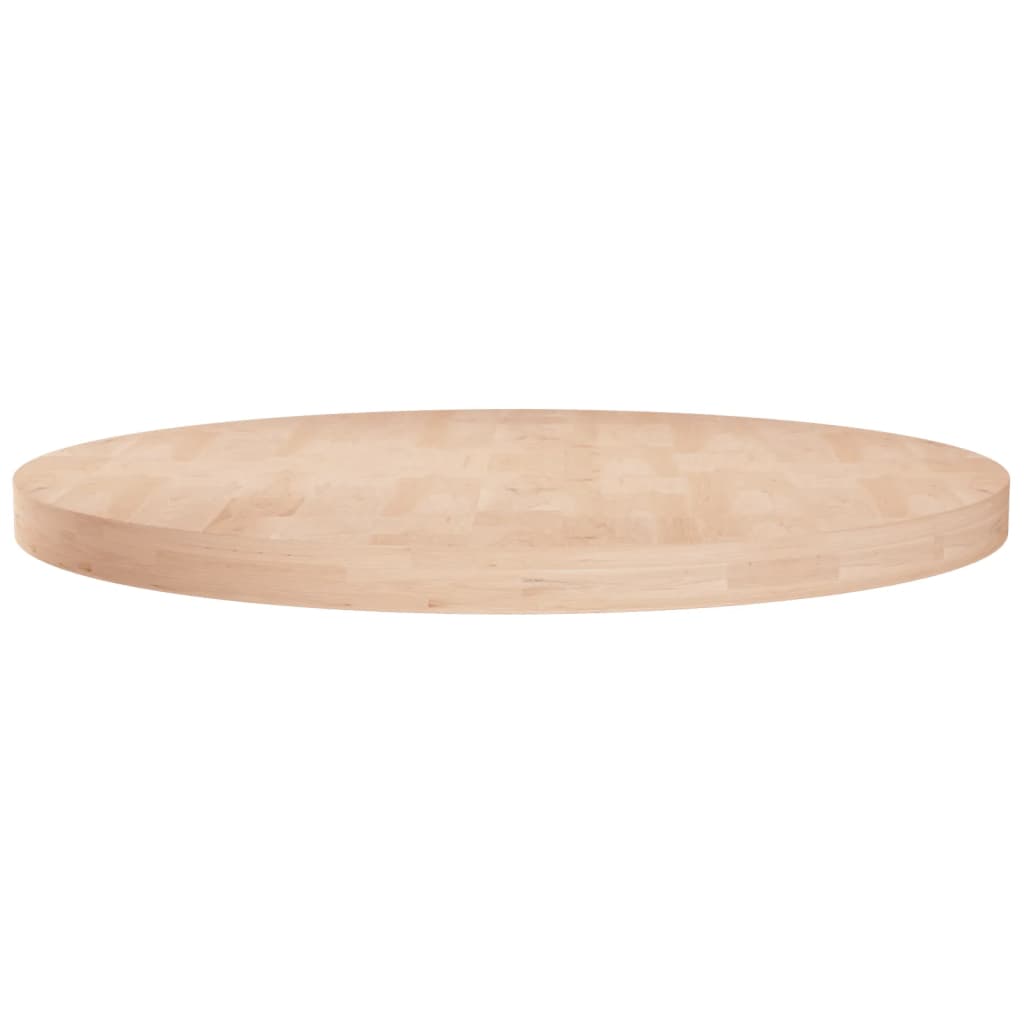 Tafelblad rond Ø70x4 cm onbehandeld massief eikenhout is nu te koop bij PeponiXL, paradijselijk wonen!