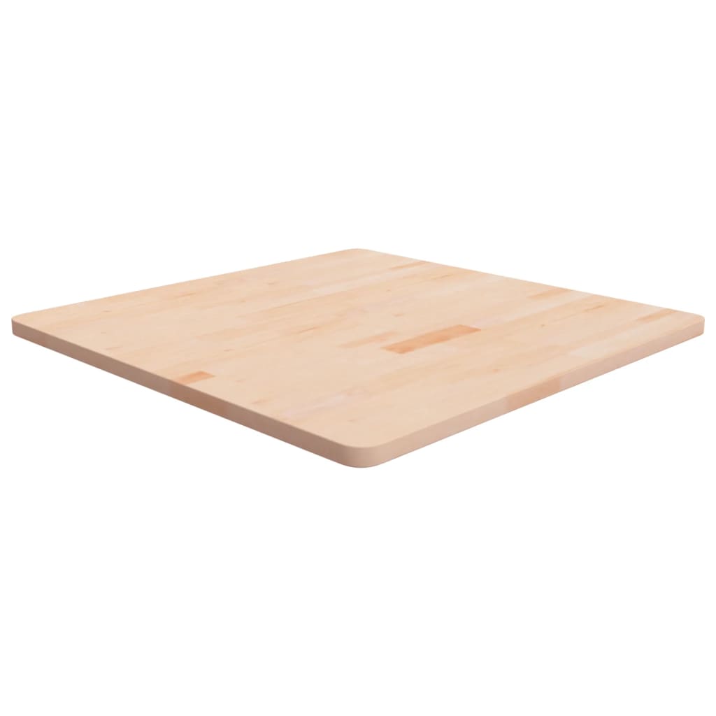 Tafelblad vierkant 80x80x2,5 cm onbehandeld massief eikenhout is nu te koop bij PeponiXL, paradijselijk wonen!
