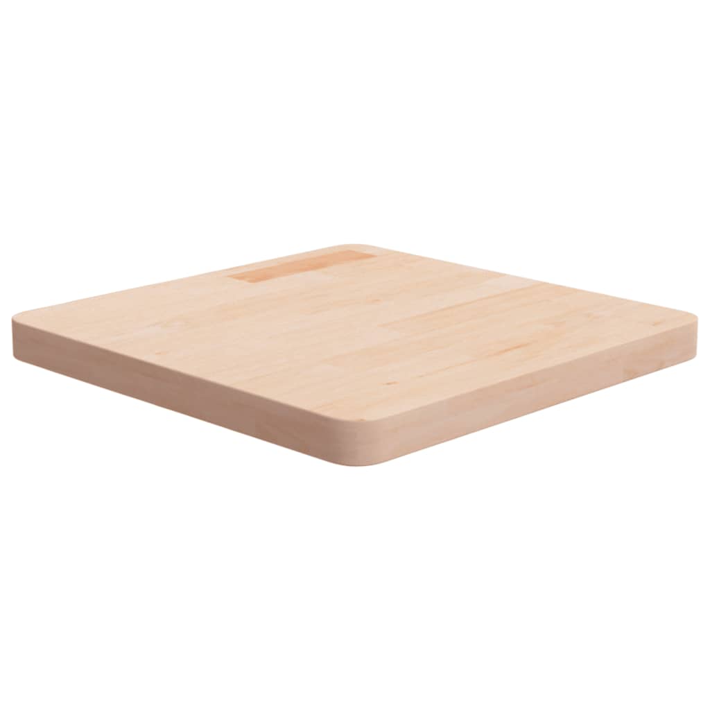 Tafelblad vierkant 50x50x4 cm onbehandeld massief eikenhout is nu te koop bij PeponiXL, paradijselijk wonen!