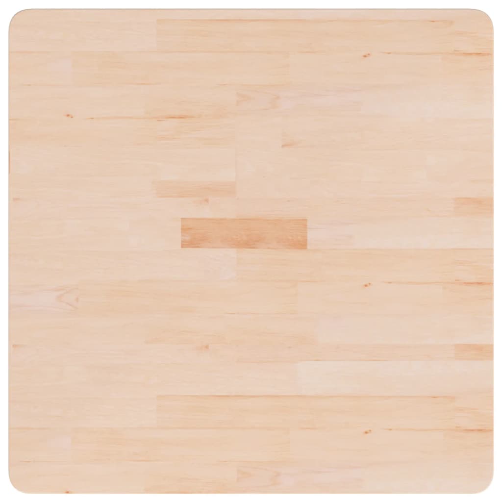 Tafelblad vierkant 70x70x4 cm onbehandeld massief eikenhout is nu te koop bij PeponiXL, paradijselijk wonen!
