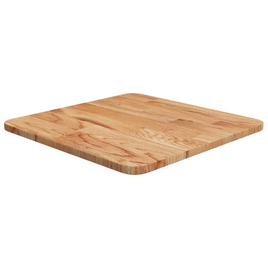 Tafelblad vierkant 40x40x1,5cm massief eiken lichtbruin is nu te koop bij PeponiXL, paradijselijk wonen!