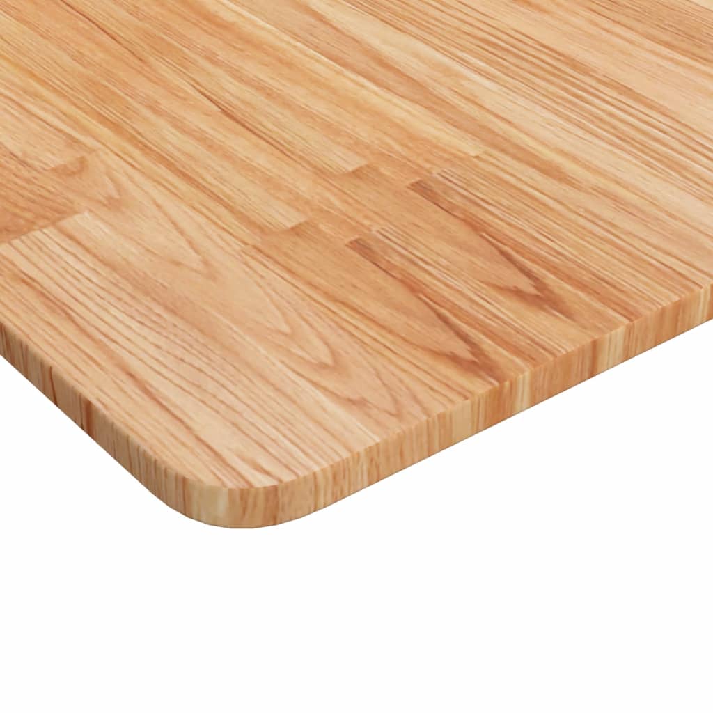 Tafelblad vierkant 40x40x1,5cm massief eiken lichtbruin is nu te koop bij PeponiXL, paradijselijk wonen!
