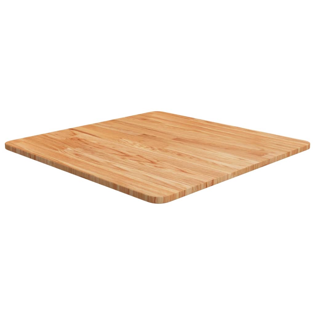 Tafelblad vierkant 60x60x1,5 cm massief eiken lichtbruin is nu te koop bij PeponiXL, paradijselijk wonen!