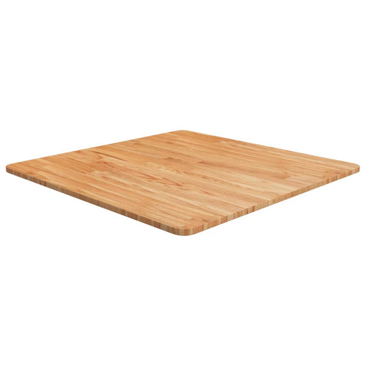 Tafelblad vierkant 70x70x1,5cm massief eiken lichtbruin is nu te koop bij PeponiXL, paradijselijk wonen!