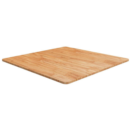 Tafelblad vierkant 80x80x1,5cm massief eiken lichtbruin is nu te koop bij PeponiXL, paradijselijk wonen!