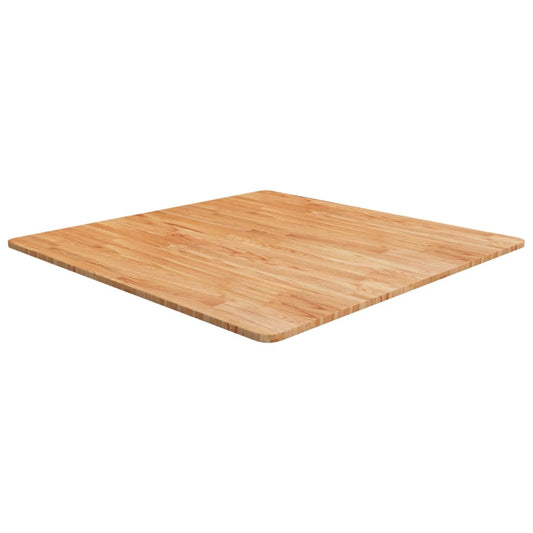 Tafelblad vierkant 90x90x1,5cm massief eiken lichtbruin is nu te koop bij PeponiXL, paradijselijk wonen!