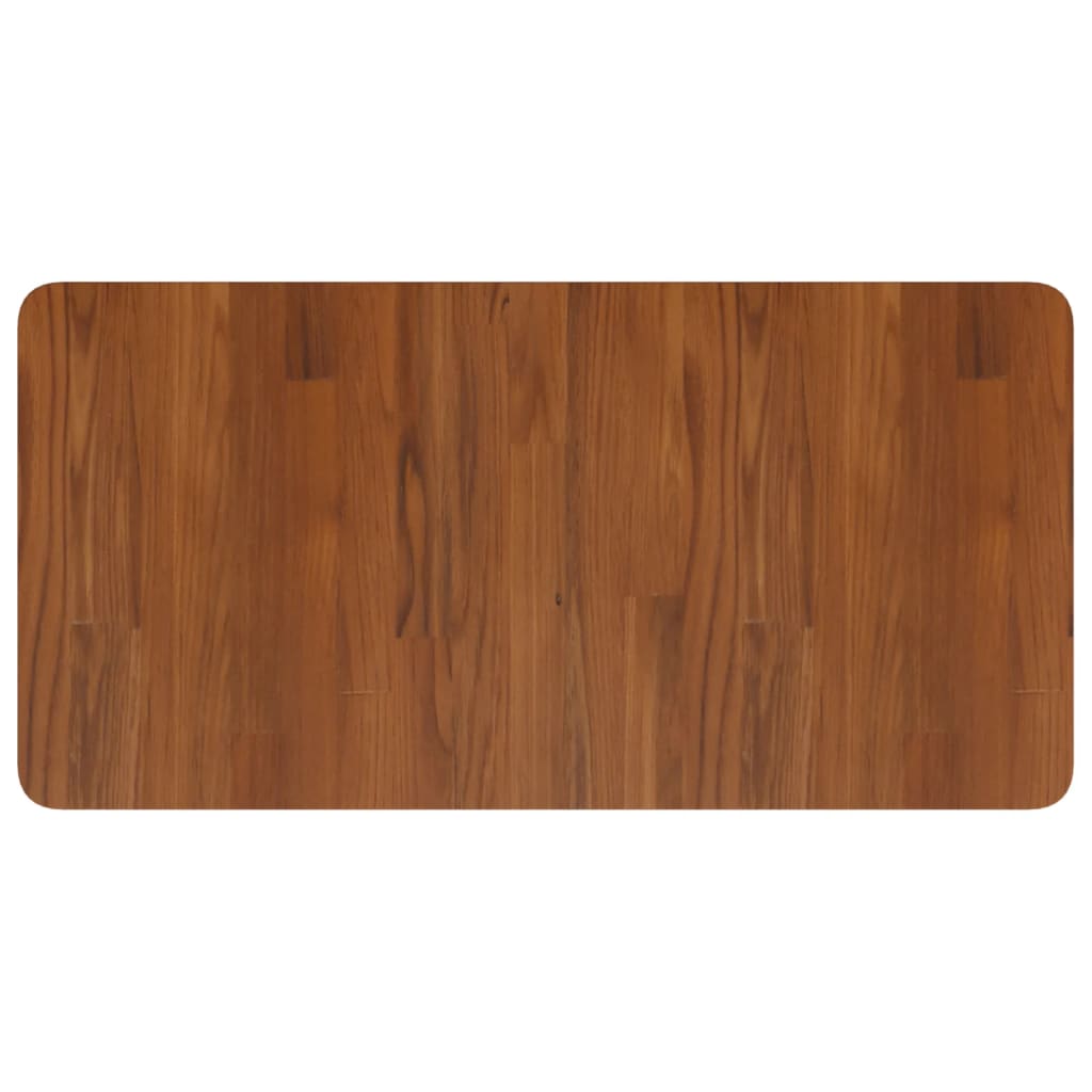 Wastafelblad 80x40x1,5 cm behandeld massief hout donkerbruin is nu te koop bij PeponiXL, paradijselijk wonen!