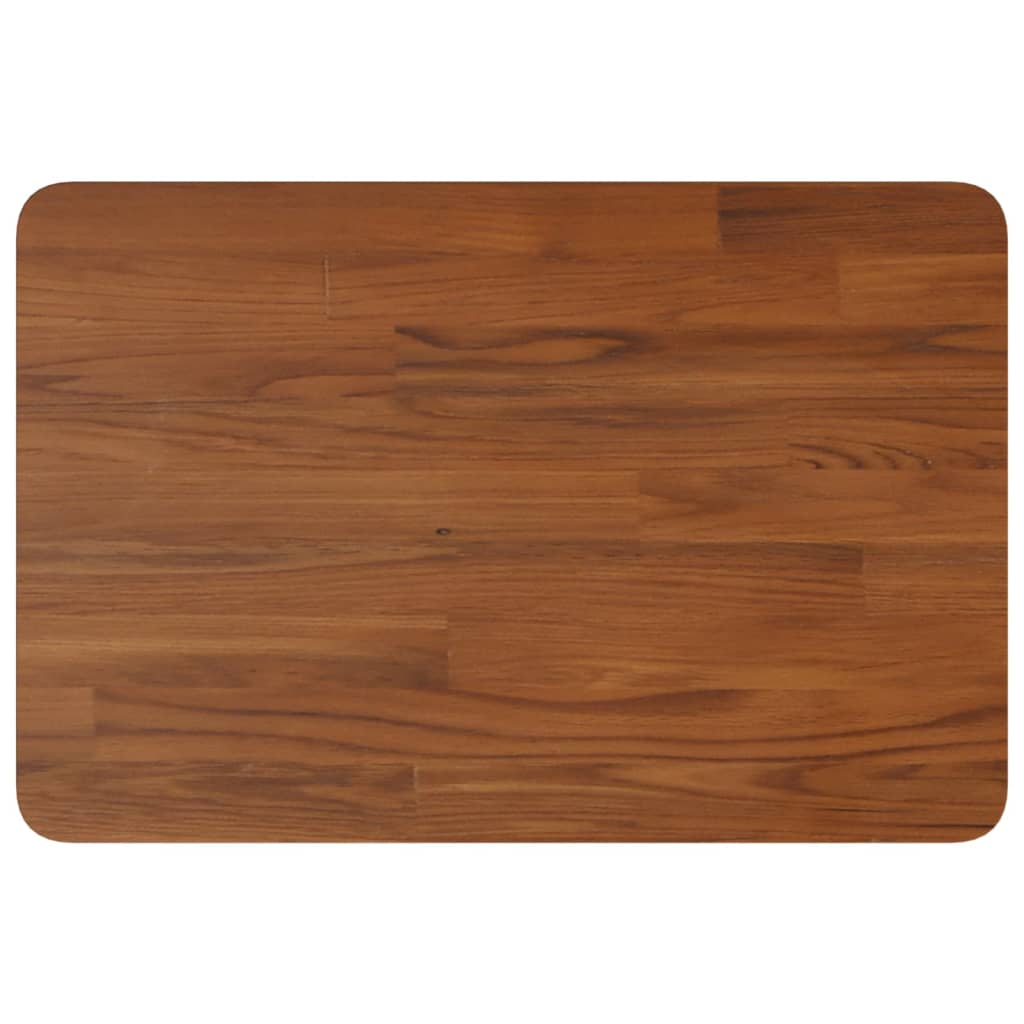 Wastafelblad 60x40x1,5cm behandeld massief hout donkerbruin is nu te koop bij PeponiXL, paradijselijk wonen!