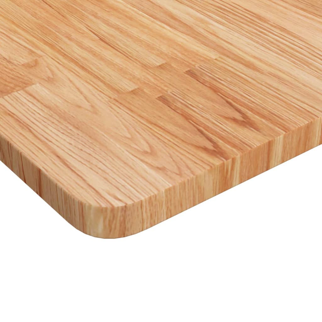 Tafelblad vierkant 70x70x2,5cm massief eiken lichtbruin is nu te koop bij PeponiXL, paradijselijk wonen!