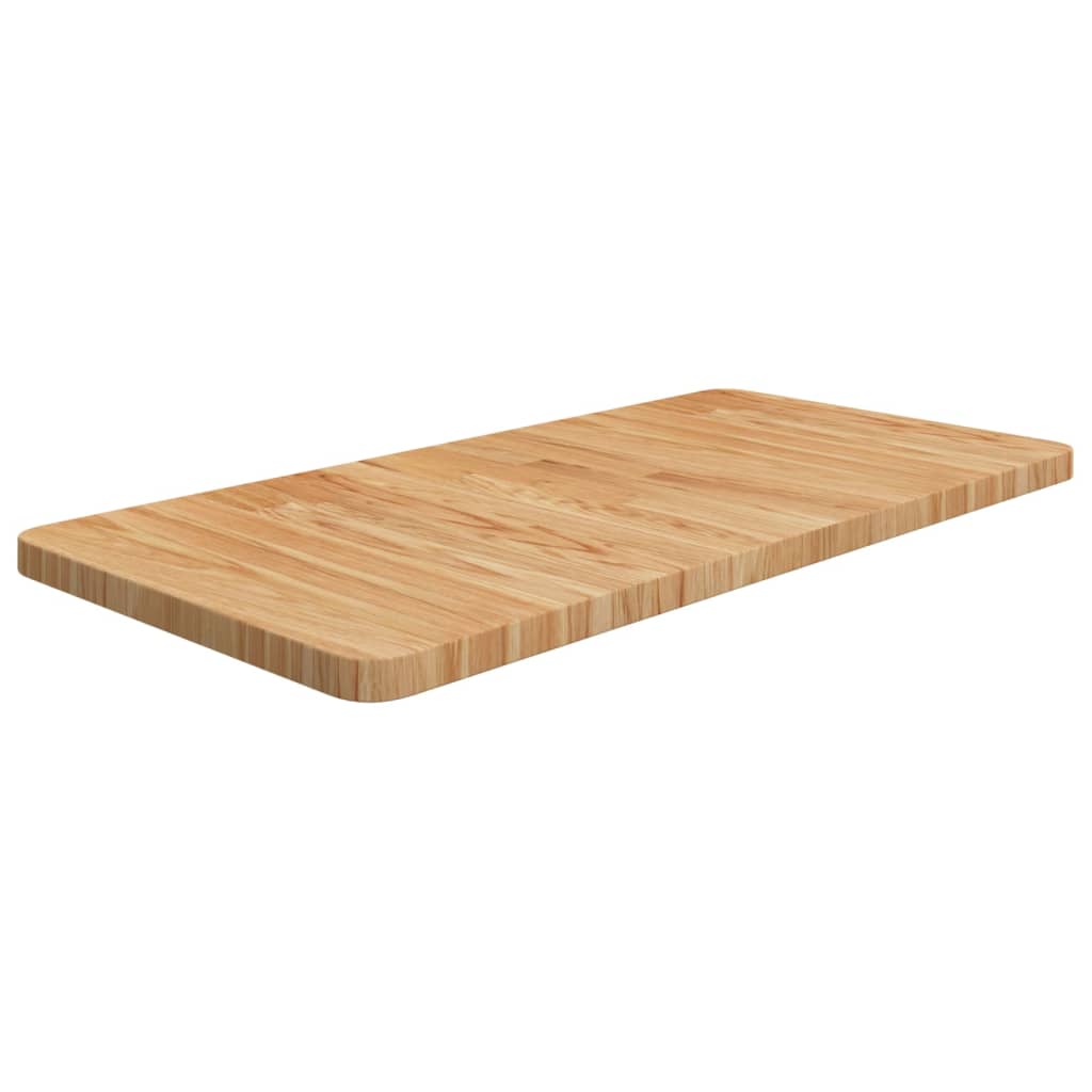Wastafelblad 80x40x2,5cm behandeld massief hout lichtbruin is nu te koop bij PeponiXL, paradijselijk wonen!