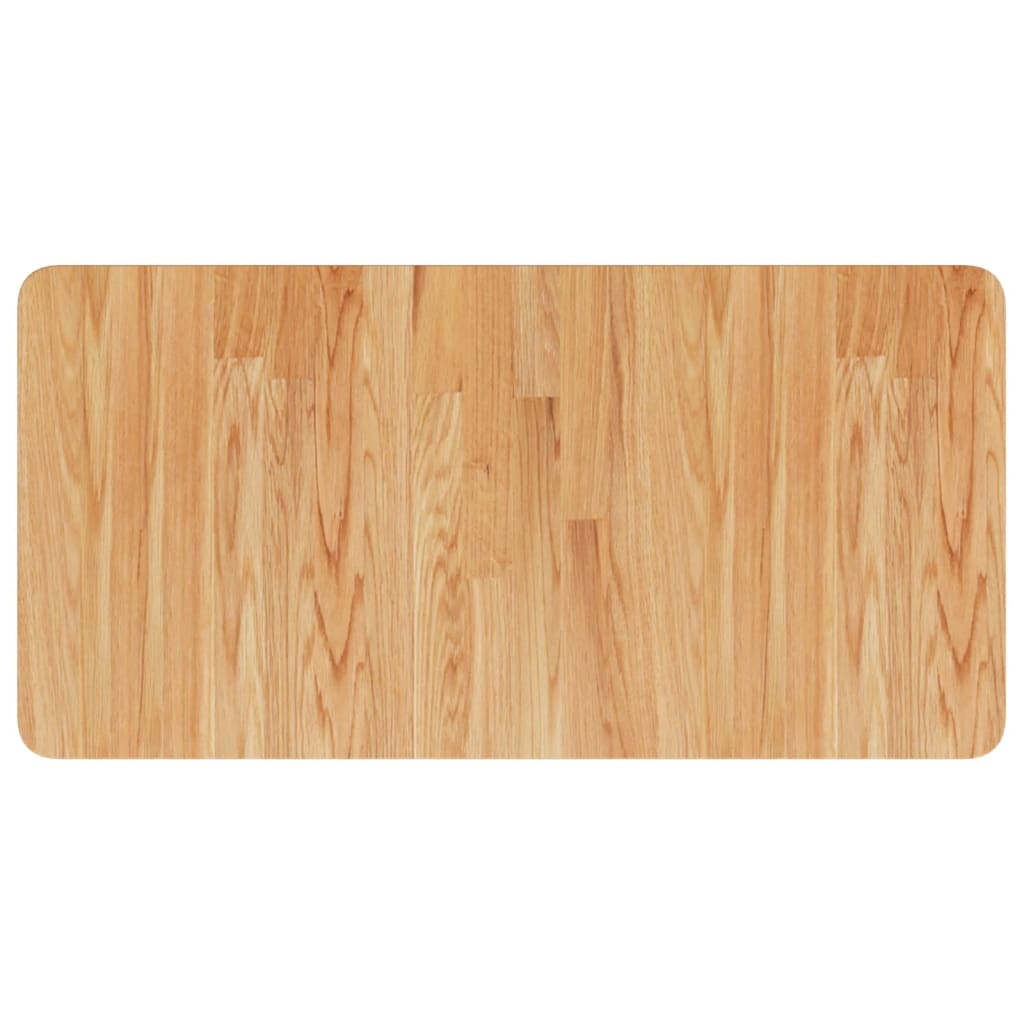 Wastafelblad 80x40x2,5cm behandeld massief hout lichtbruin is nu te koop bij PeponiXL, paradijselijk wonen!