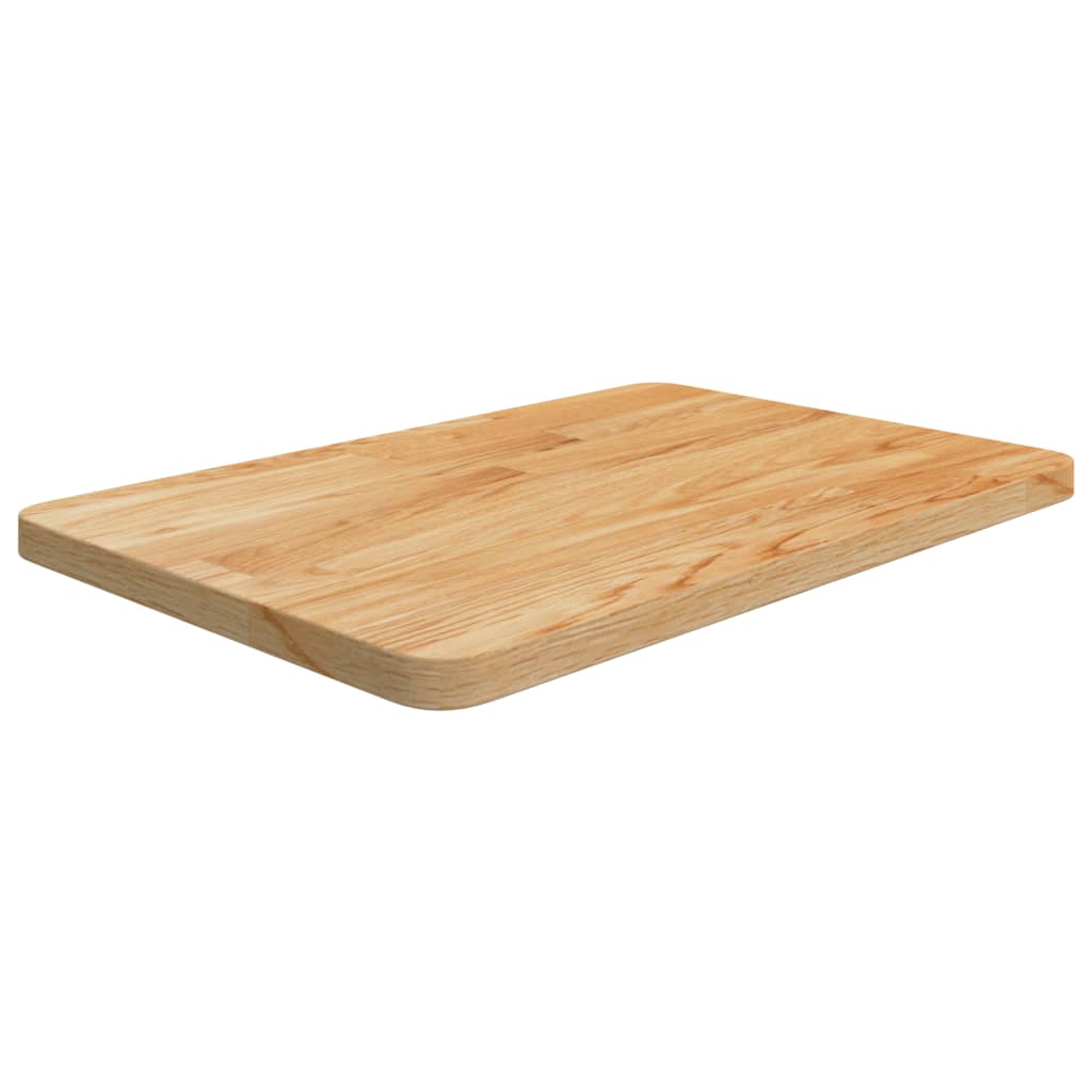 Wastafelblad 60x40x2,5cm behandeld massief hout lichtbruin is nu te koop bij PeponiXL, paradijselijk wonen!