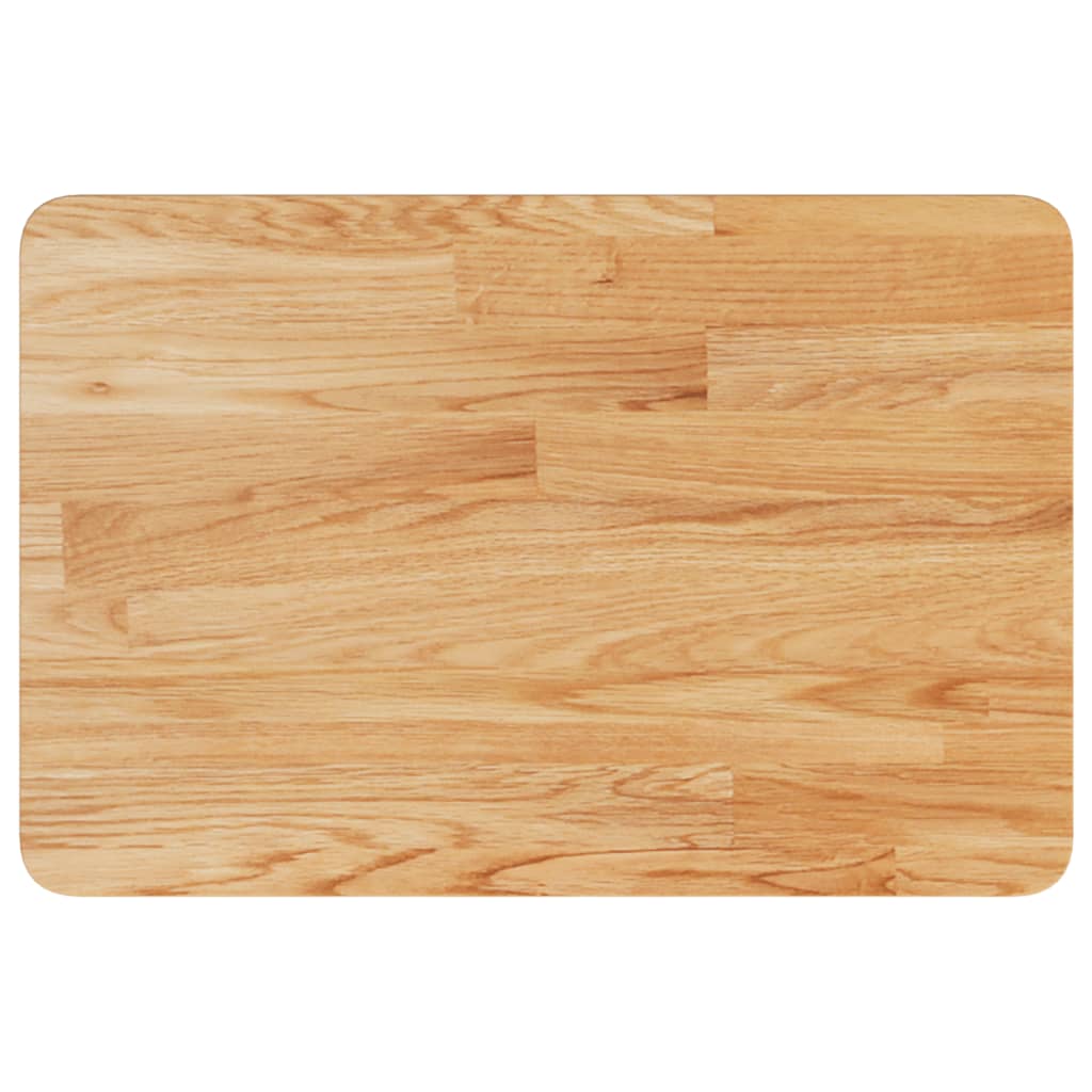 Wastafelblad 60x40x2,5cm behandeld massief hout lichtbruin is nu te koop bij PeponiXL, paradijselijk wonen!