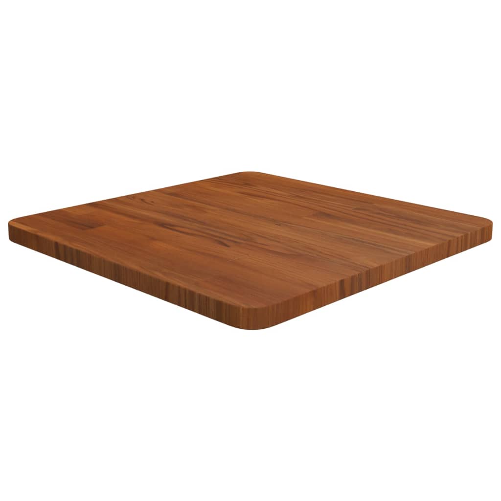 Tafelblad vierkant 50x50x2,5cm behandeld eiken donkerbruin is nu te koop bij PeponiXL, paradijselijk wonen!