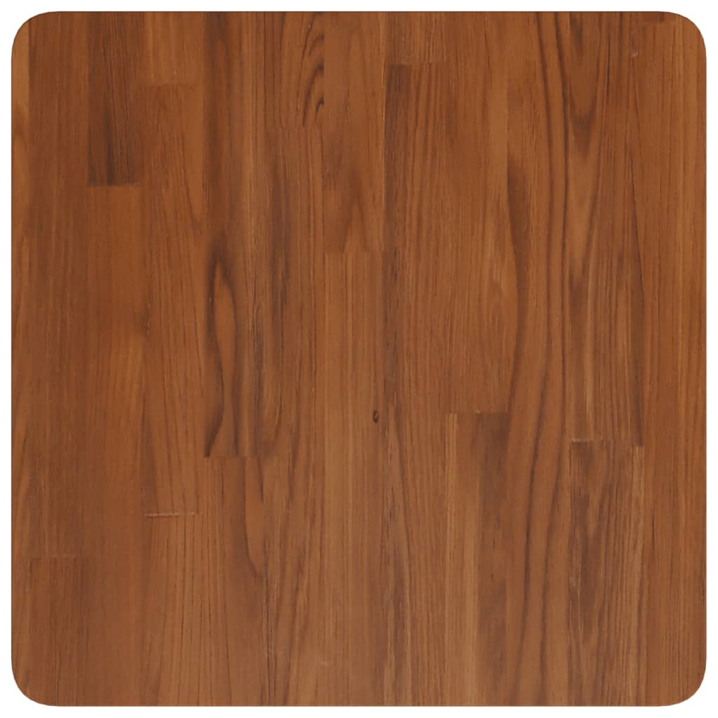 Tafelblad vierkant 50x50x2,5cm behandeld eiken donkerbruin is nu te koop bij PeponiXL, paradijselijk wonen!