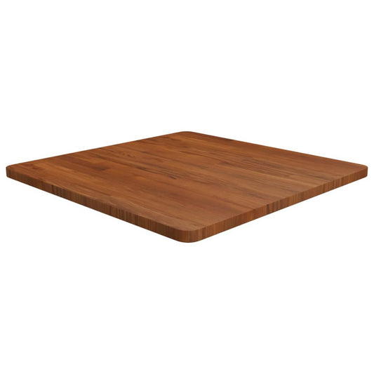 Tafelblad vierkant 70x70x2,5cm behandeld eiken donkerbruin is nu te koop bij PeponiXL, paradijselijk wonen!