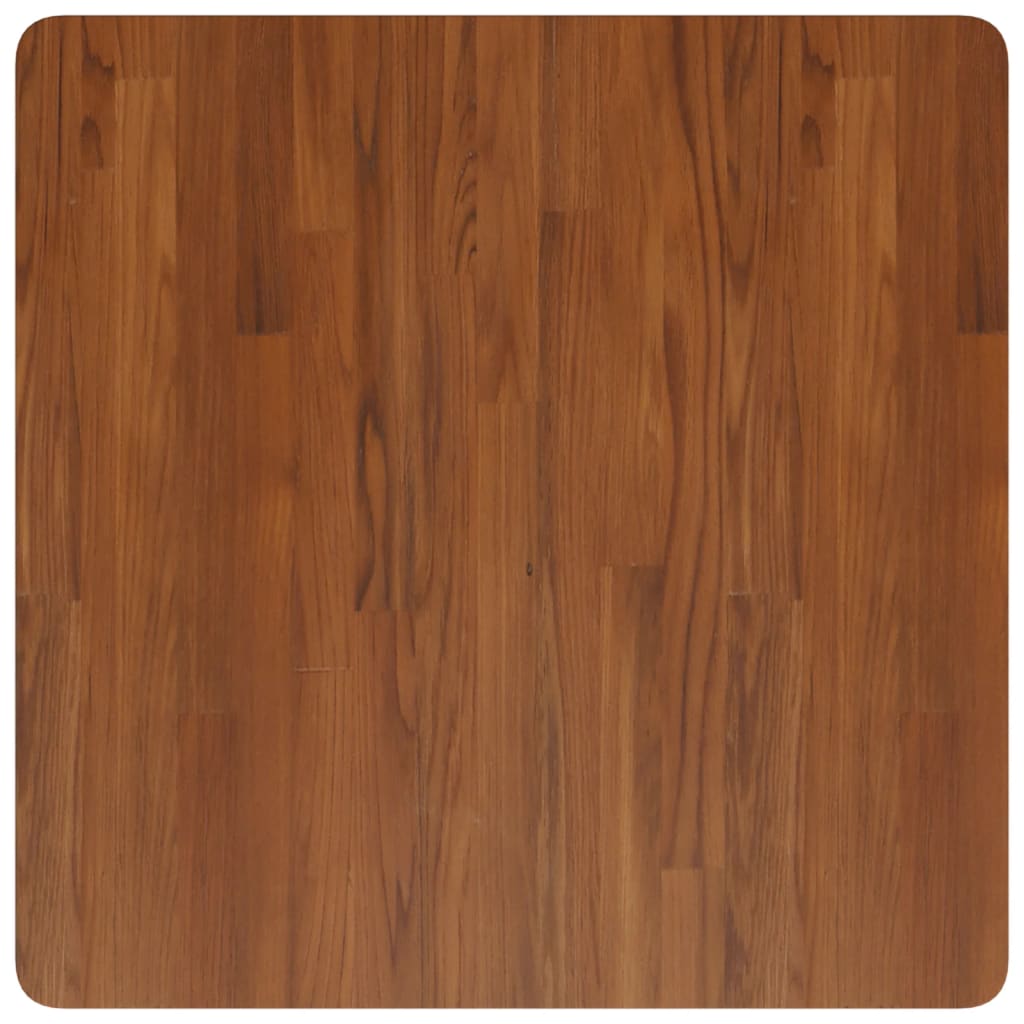 Tafelblad vierkant 70x70x2,5cm behandeld eiken donkerbruin is nu te koop bij PeponiXL, paradijselijk wonen!