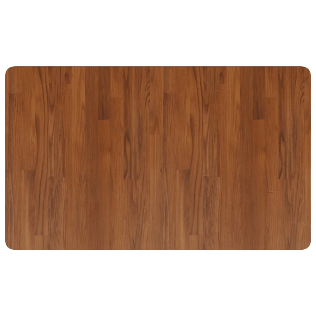 Wastafelblad 100x60x2,5cm behandeld massief hout donkerbruin is nu te koop bij PeponiXL, paradijselijk wonen!