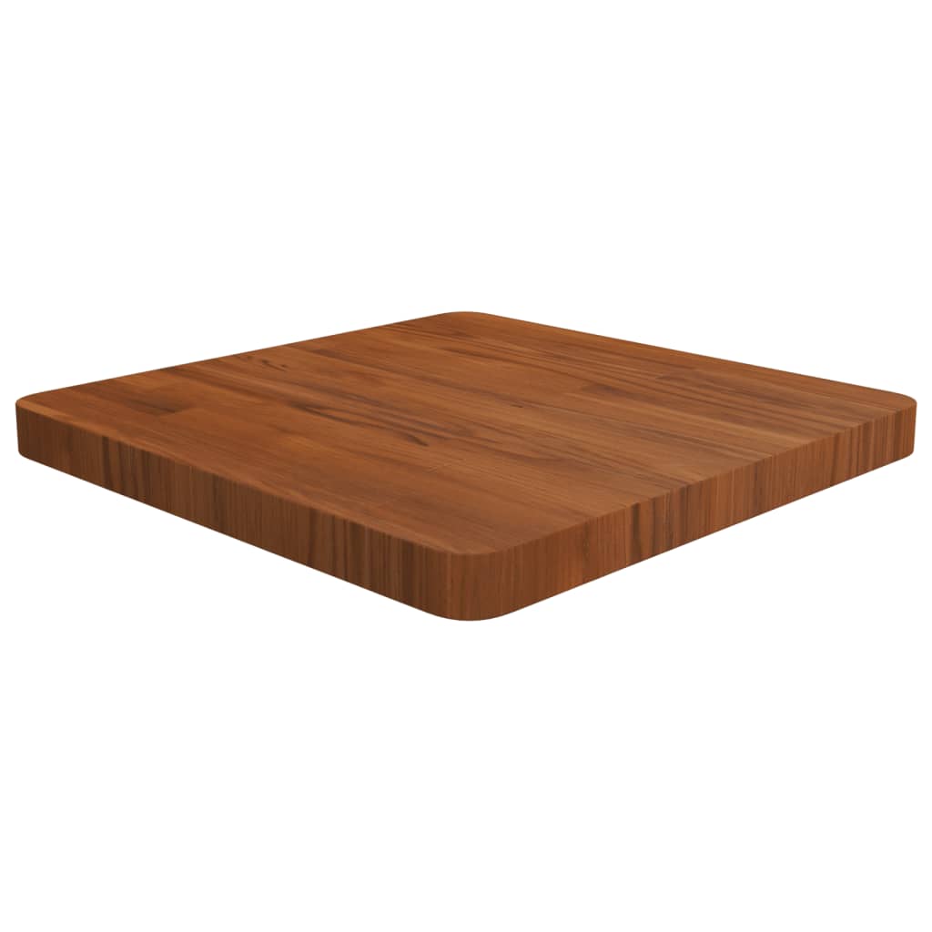 Tafelblad vierkant 50x50x4cm behandeld eiken donkerbruin is nu te koop bij PeponiXL, paradijselijk wonen!
