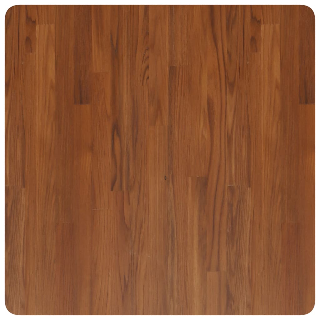 Tafelblad vierkant 70x70x4cm behandeld eiken donkerbruin is nu te koop bij PeponiXL, paradijselijk wonen!