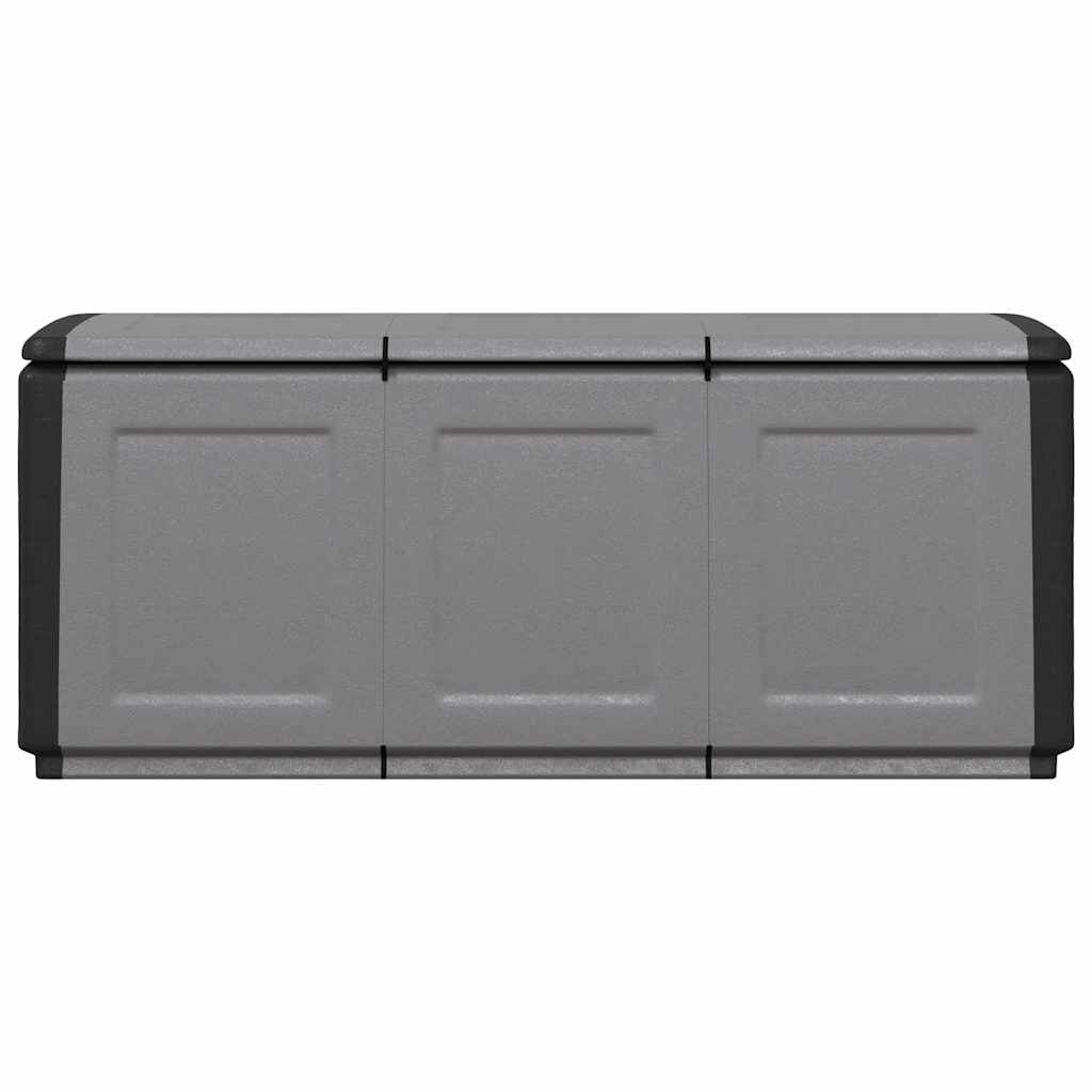 Tuinbox 330 L 138x53x57 cm donkergrijs en zwart is nu te koop bij PeponiXL, paradijselijk wonen!