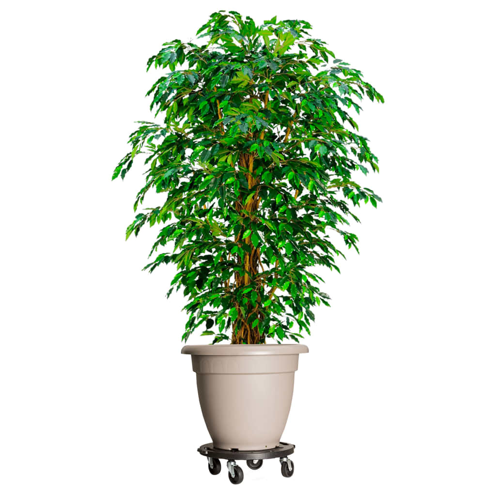 Plantentrolley met wielen 275 kg diameter 40 cm zwart