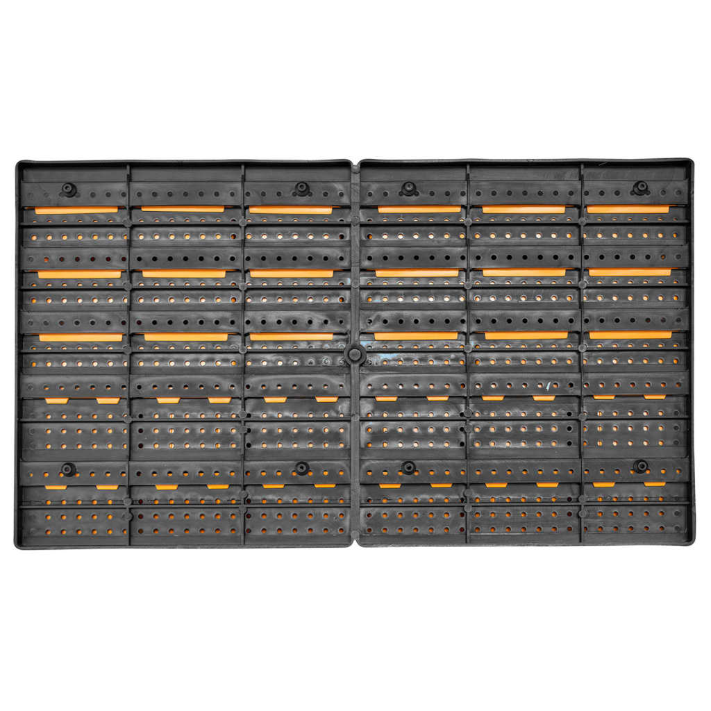 32-delige Opslagbakkenset met wandpanelen geel en zwart is nu te koop bij PeponiXL, paradijselijk wonen!