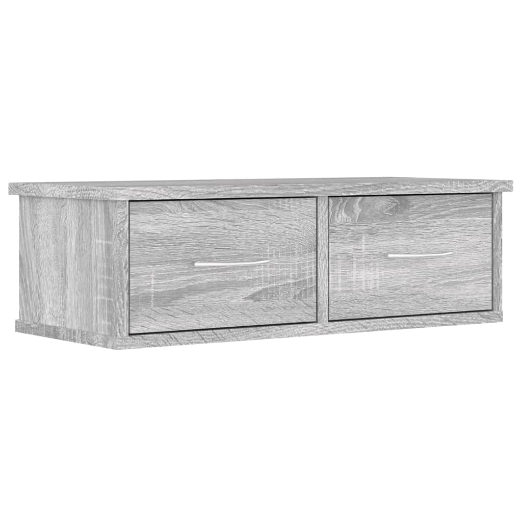 Tv-wandmeubel 60x26x18,5 cm bewerkt hout grijs sonoma eiken is nu te koop bij PeponiXL, paradijselijk wonen!