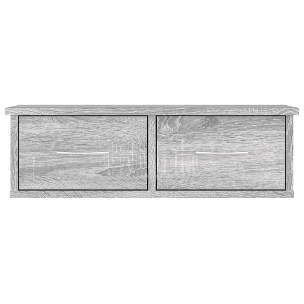 Tv-wandmeubel 60x26x18,5 cm bewerkt hout grijs sonoma eiken is nu te koop bij PeponiXL, paradijselijk wonen!
