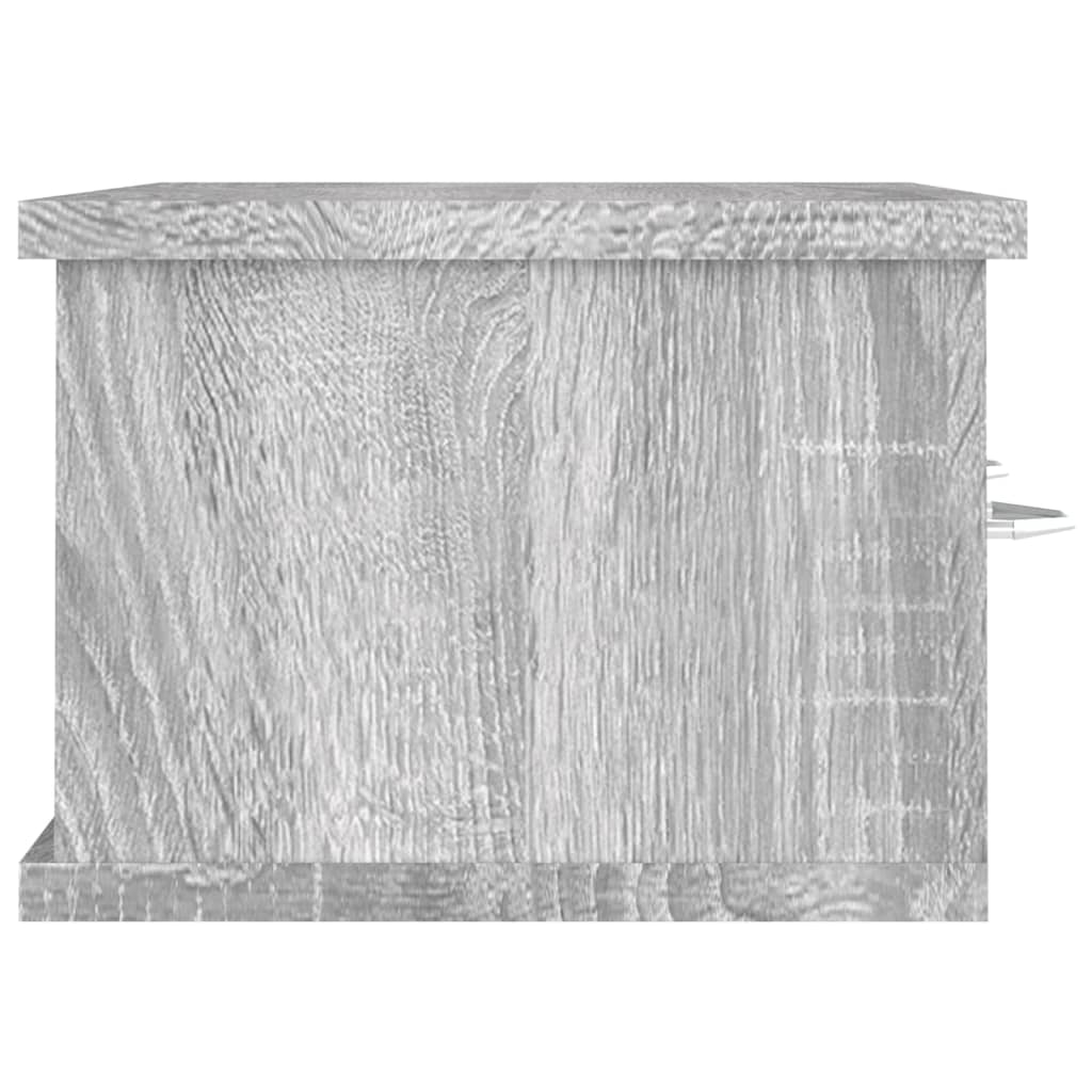 Tv-wandmeubel 60x26x18,5 cm bewerkt hout grijs sonoma eiken is nu te koop bij PeponiXL, paradijselijk wonen!
