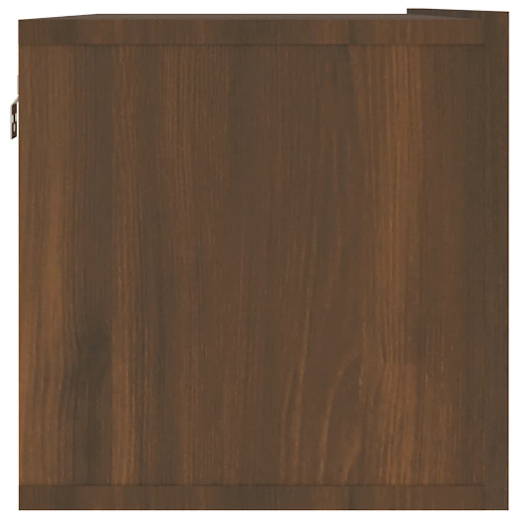 Tv-wandmeubel 120x30x30 cm bewerkt hout bruin eikenkleur is nu te koop bij PeponiXL, paradijselijk wonen!