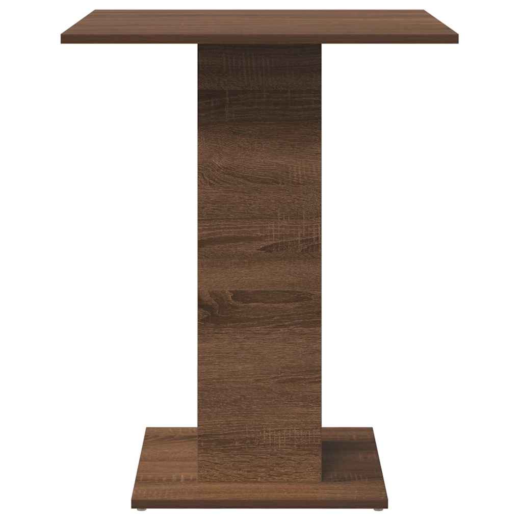 Bistrotafel 60x60x75 cm bewerkt hout bruin eikenkleur is nu te koop bij PeponiXL, paradijselijk wonen!