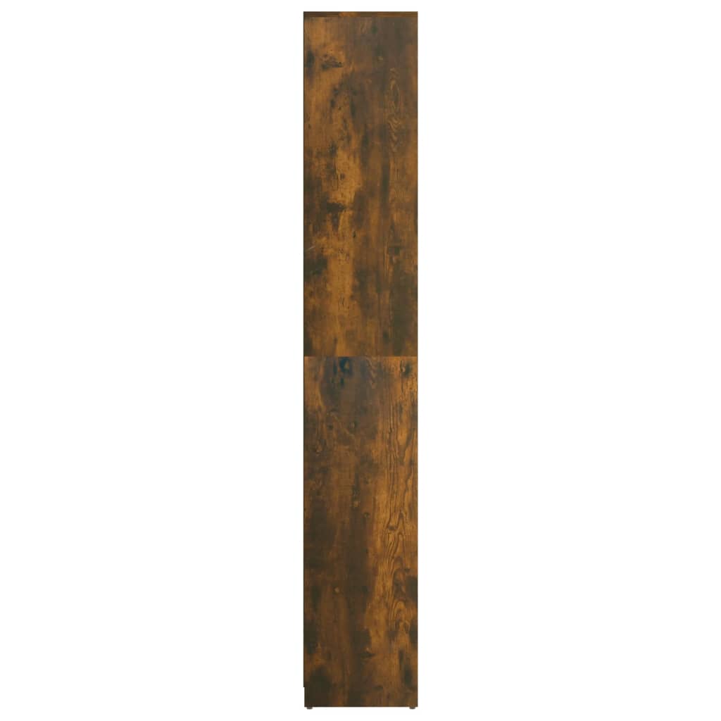 Badkamerkast 30x30x183,5 cm bewerkt hout gerookt eikenkleurig is nu te koop bij PeponiXL, paradijselijk wonen!