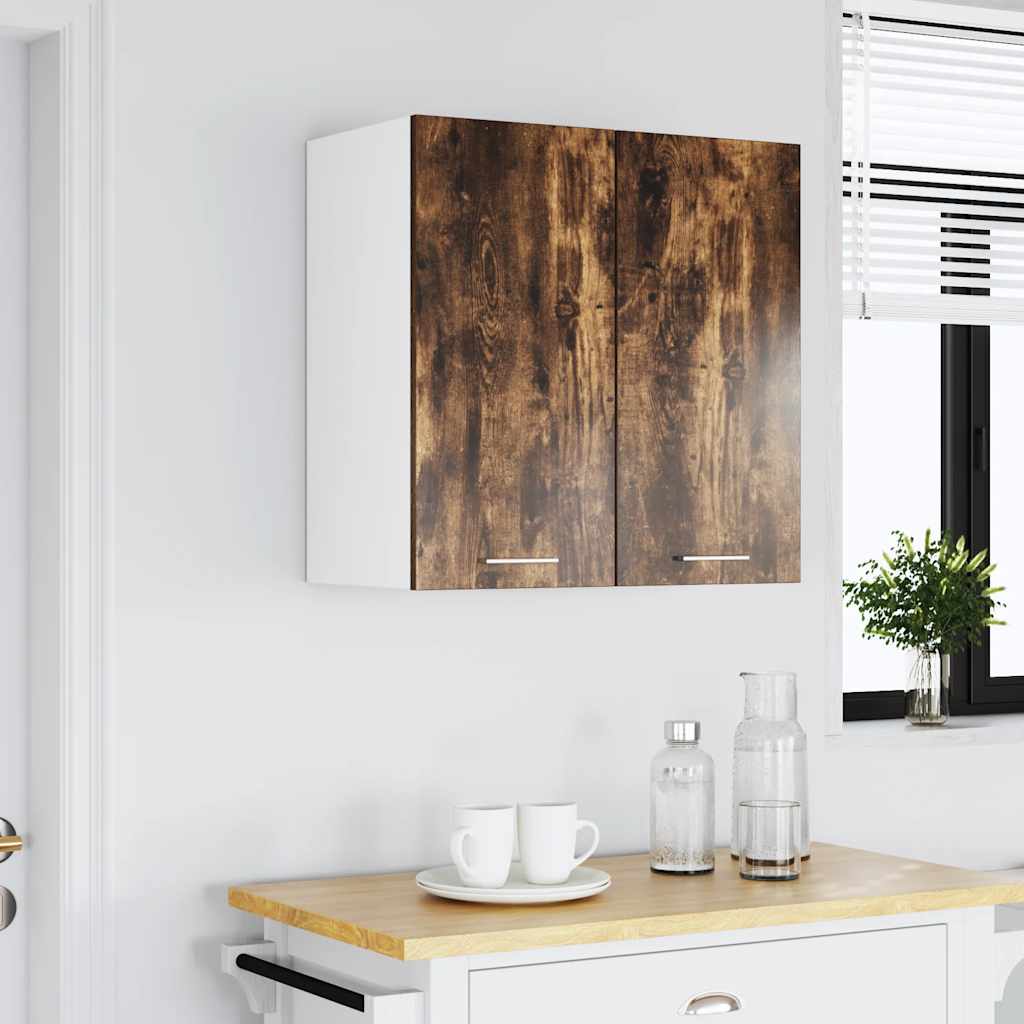 Bovenkast Lyon 60x31x60 cm bewerkt hout gerookt eikenkleurig is nu te koop bij PeponiXL, paradijselijk wonen!