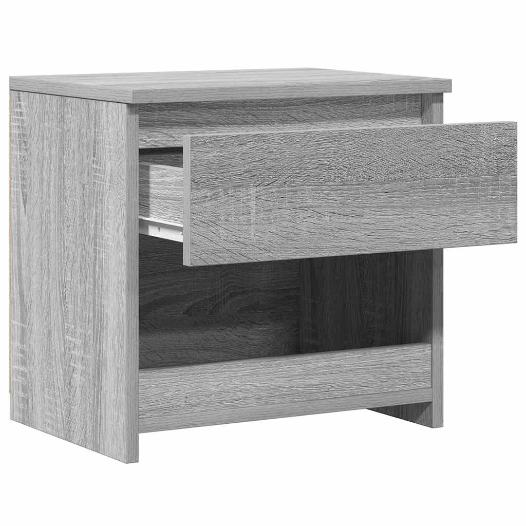 Nachtkastjes 2 st 40x30x39 cm bewerkt hout grijs sonoma eiken is nu te koop bij PeponiXL, paradijselijk wonen!