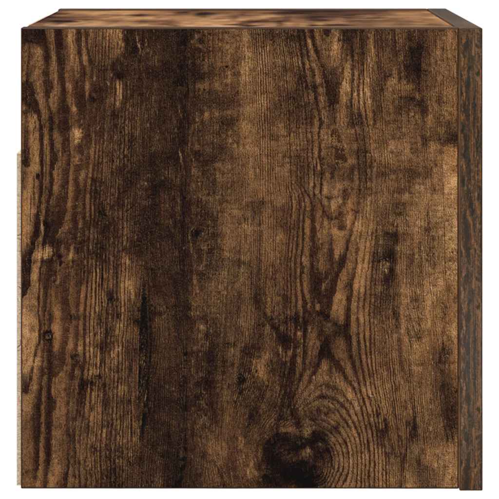 Tv-wandmeubelen 2 st 30,5x30x30 cm gerookt eikenkleurig is nu te koop bij PeponiXL, paradijselijk wonen!