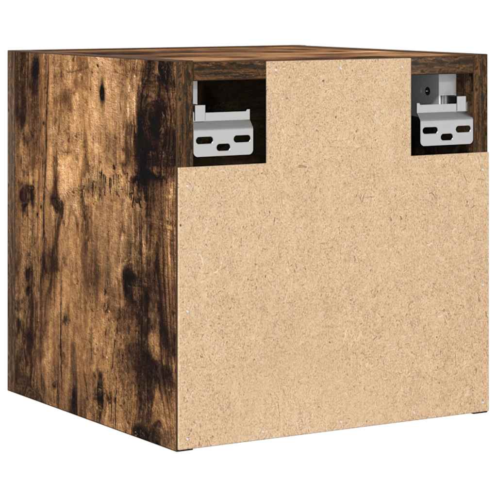 Tv-wandmeubelen 2 st 30,5x30x30 cm gerookt eikenkleurig is nu te koop bij PeponiXL, paradijselijk wonen!