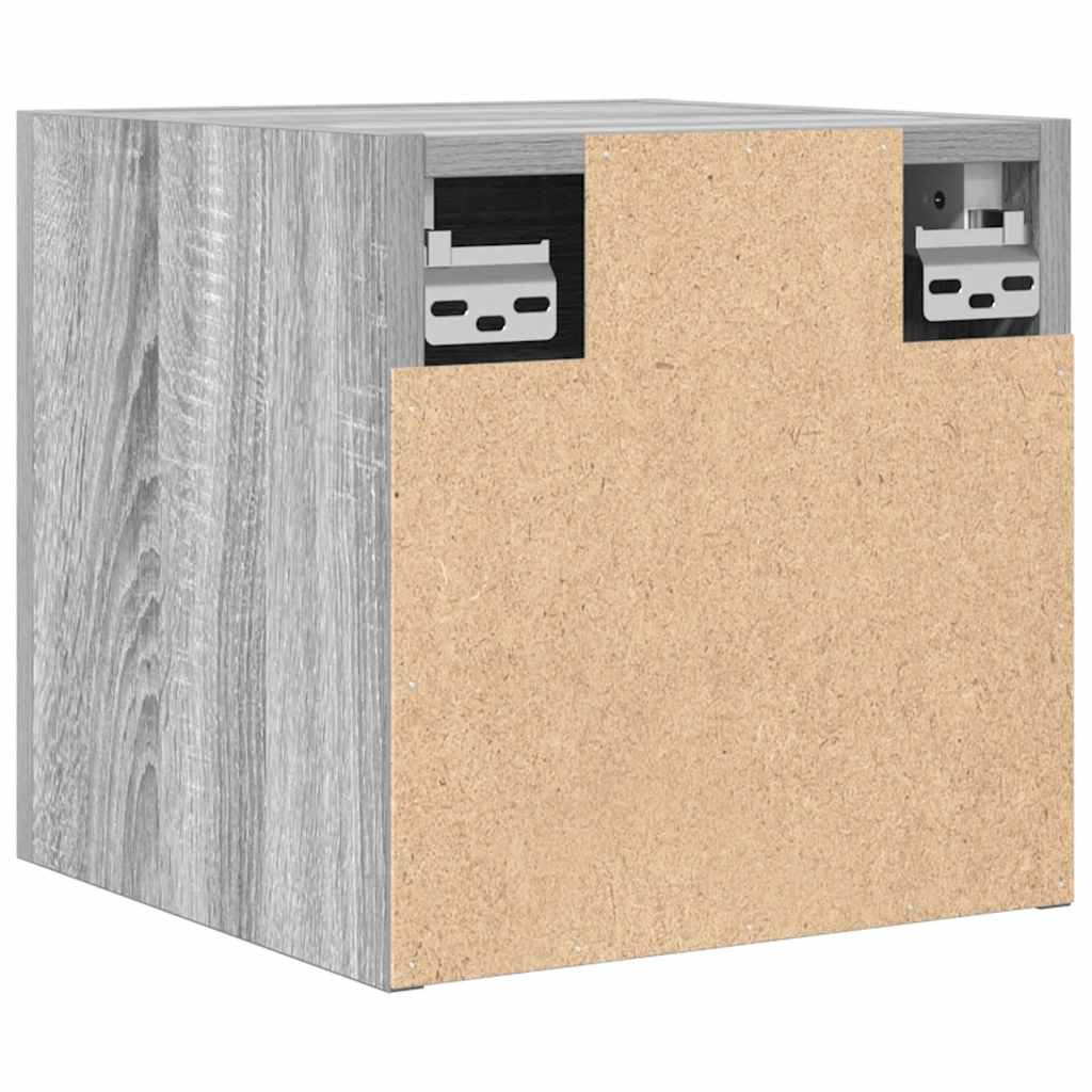 Tv-wandmeubelen 2 st 30,5x30x30 cm grijs sonoma eikenkleurig is nu te koop bij PeponiXL, paradijselijk wonen!