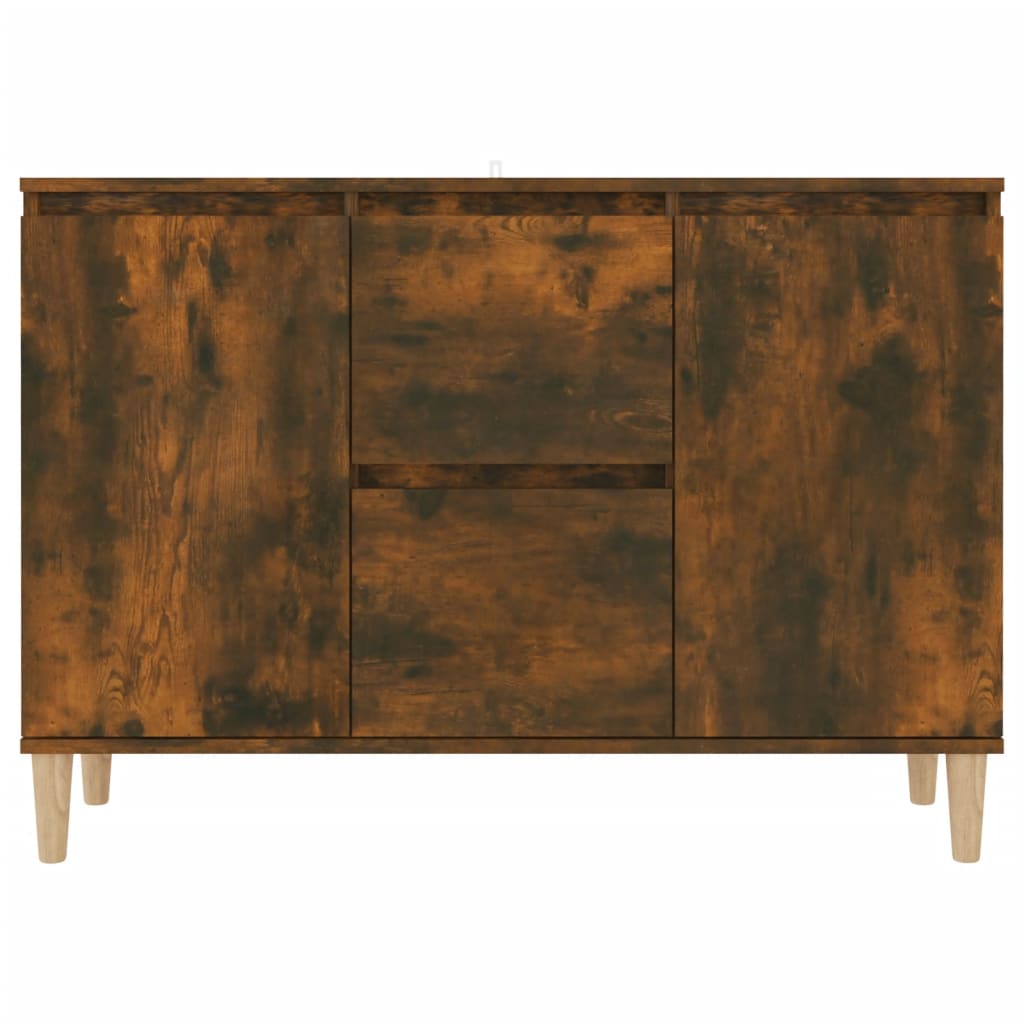 Dressoir 101x35x70 cm bewerkt hout gerookt eikenkleurig is nu te koop bij PeponiXL, paradijselijk wonen!