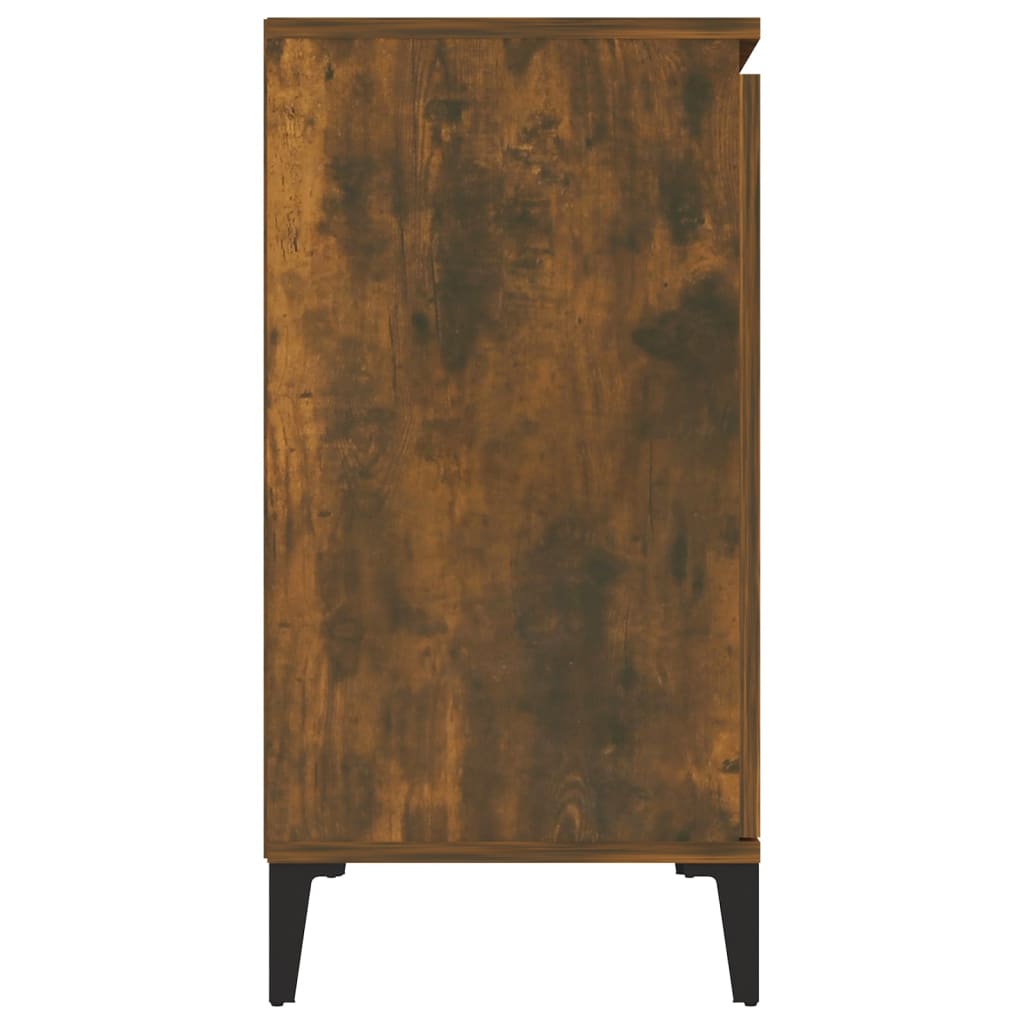Dressoir 102x35x70 cm bewerkt hout gerookt eikenkleurig is nu te koop bij PeponiXL, paradijselijk wonen!