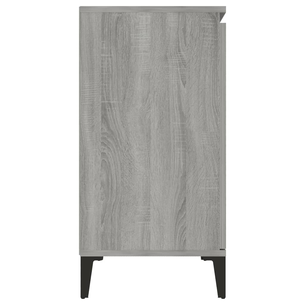 Dressoir 102x35x70 cm bewerkt hout grijs sonoma eikenkleurig is nu te koop bij PeponiXL, paradijselijk wonen!