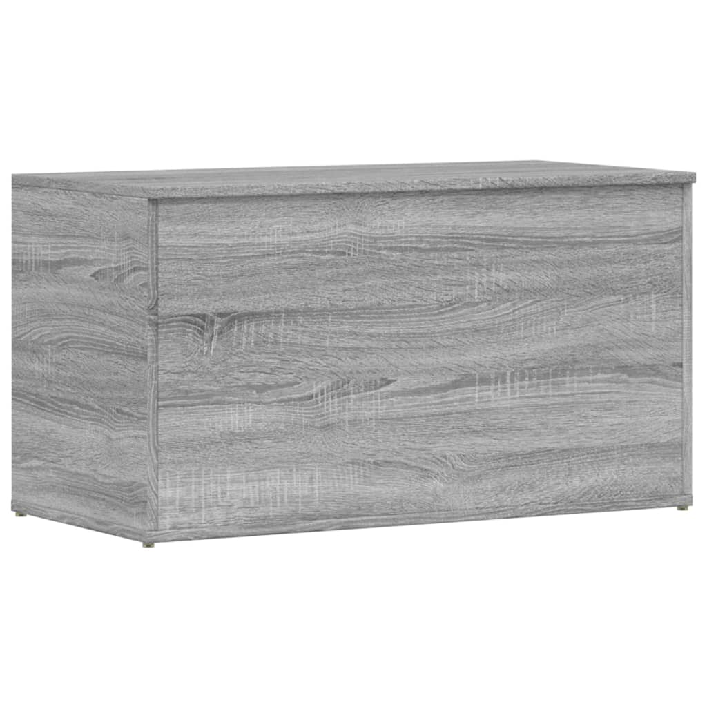 Opbergkist 84x42x46 cm bewerkt hout grijs sonoma eikenkleurig is nu te koop bij PeponiXL, paradijselijk wonen!