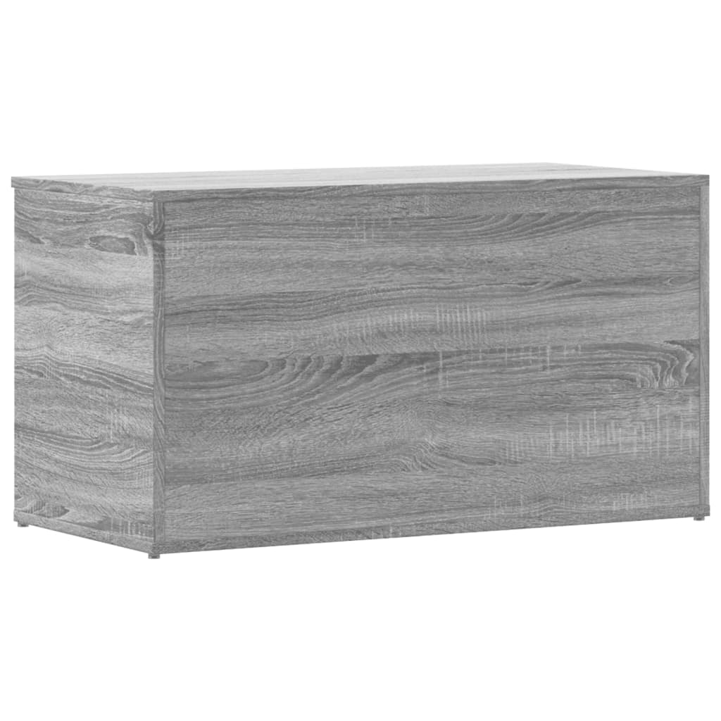 Opbergkist 84x42x46 cm bewerkt hout grijs sonoma eikenkleurig is nu te koop bij PeponiXL, paradijselijk wonen!