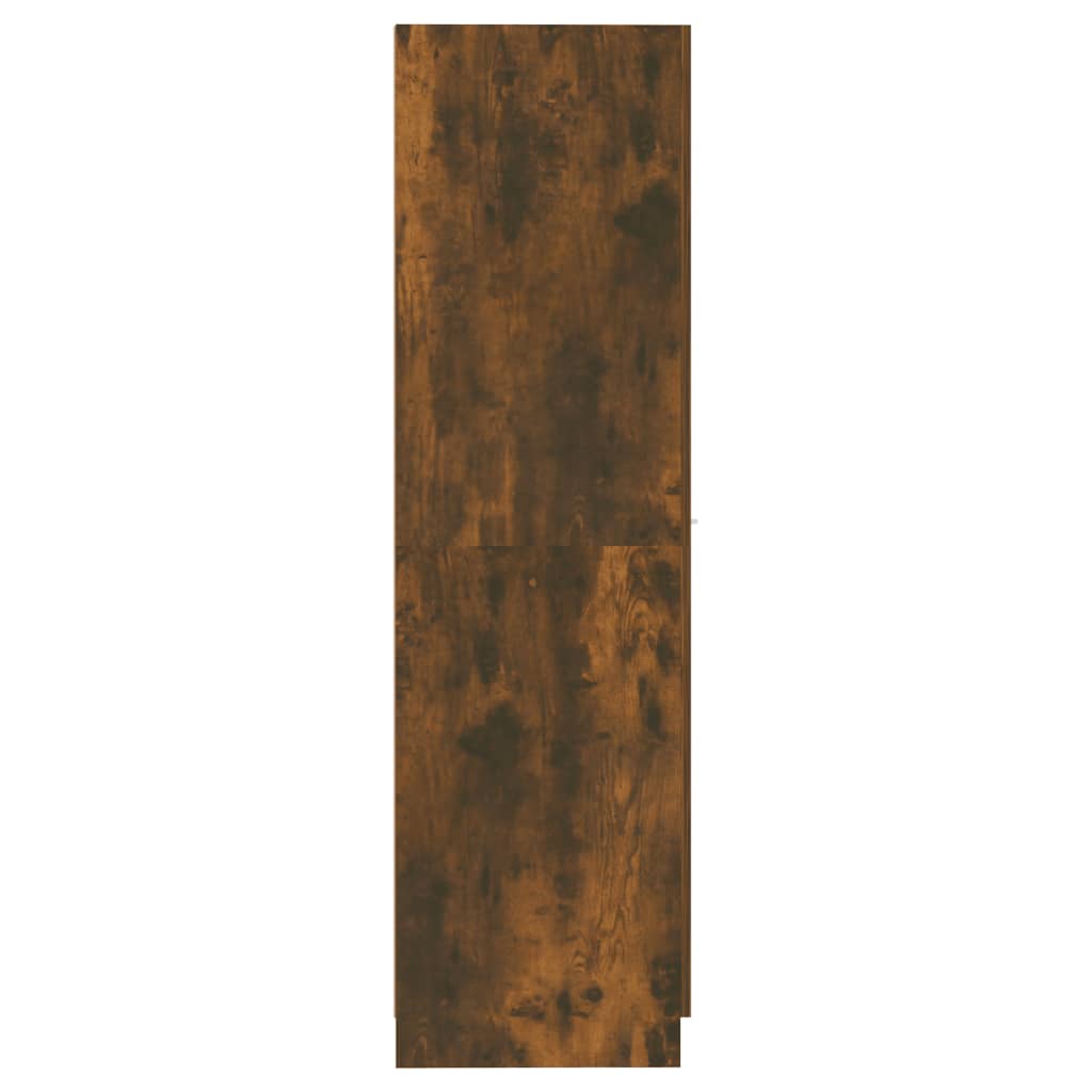 Apothekerskast 30x42,5x150 cm bewerkt hout gerookt eikenkleurig is nu te koop bij PeponiXL, paradijselijk wonen!
