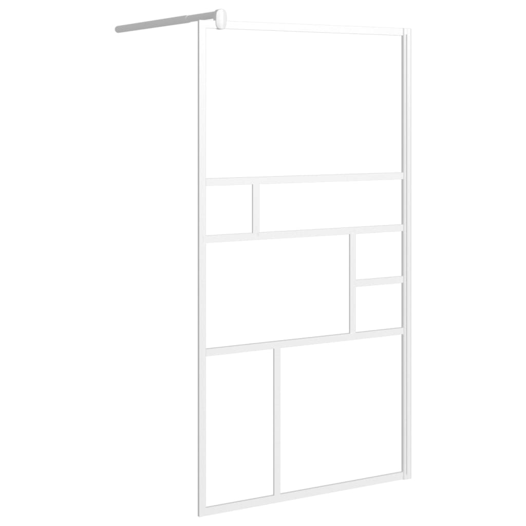 Inloopdouchewand 115x195 cm ESG-glas wit is nu te koop bij PeponiXL, paradijselijk wonen!