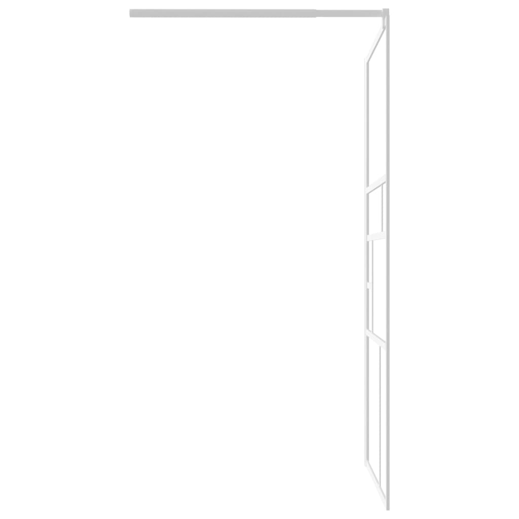 Inloopdouchewand 115x195 cm ESG-glas wit is nu te koop bij PeponiXL, paradijselijk wonen!
