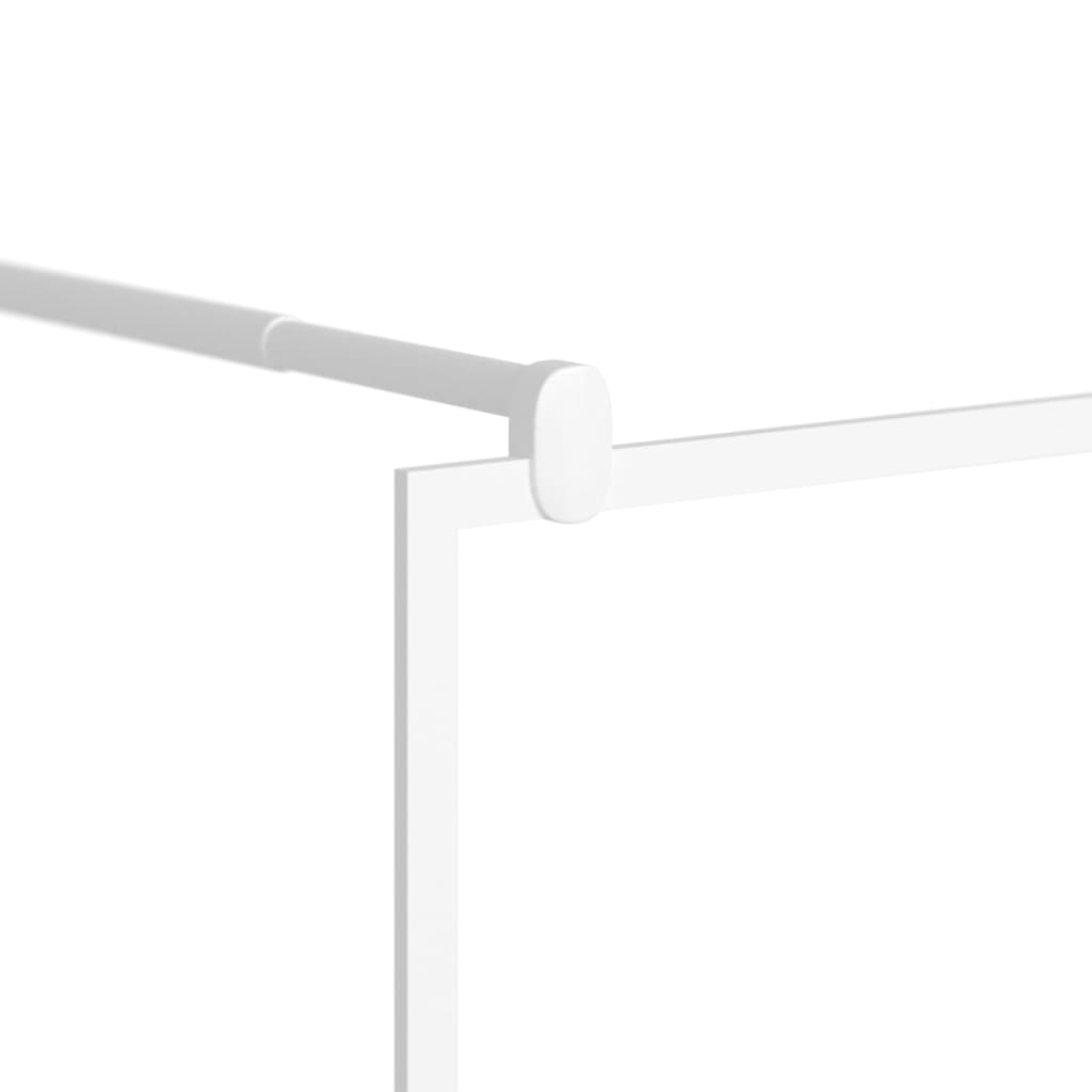Inloopdouchewand 115x195 cm ESG-glas wit is nu te koop bij PeponiXL, paradijselijk wonen!